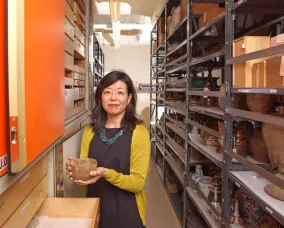 Akiko Takesue is the Bishop White Committee Associate Curator of Japanese Art & Culture at ROM.