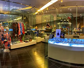 Shoppers exploring the Museum store at ROM