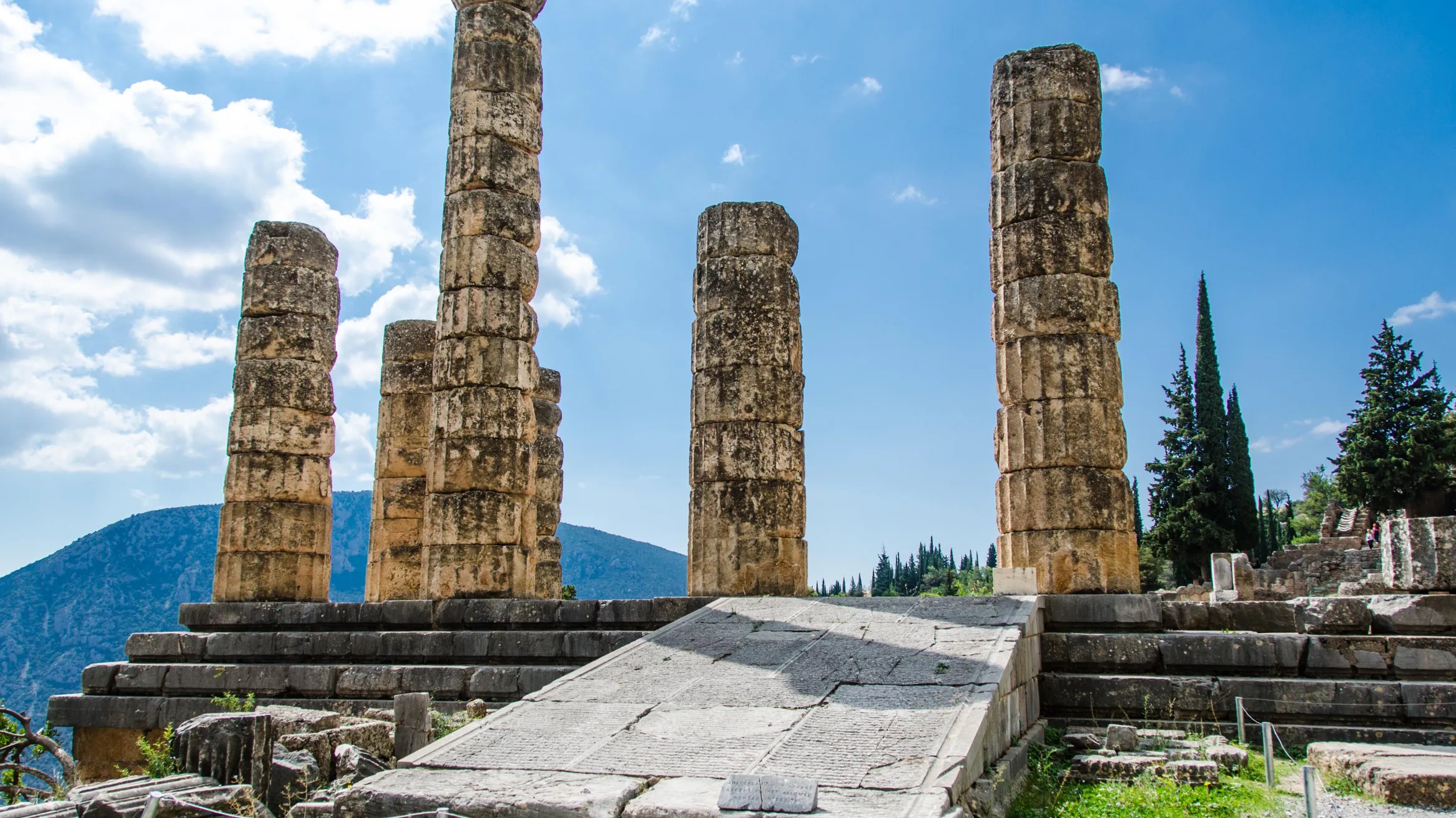 Greece Delphi Temple of Apollo. © Paul Vaculik 2016
