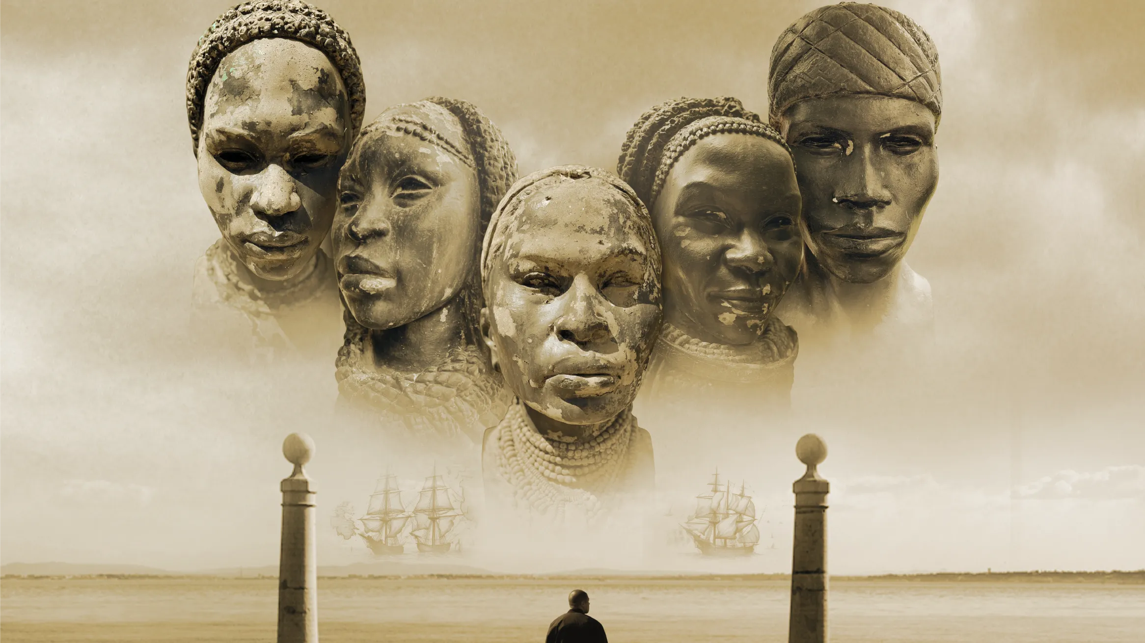 Movie Poster with several faces