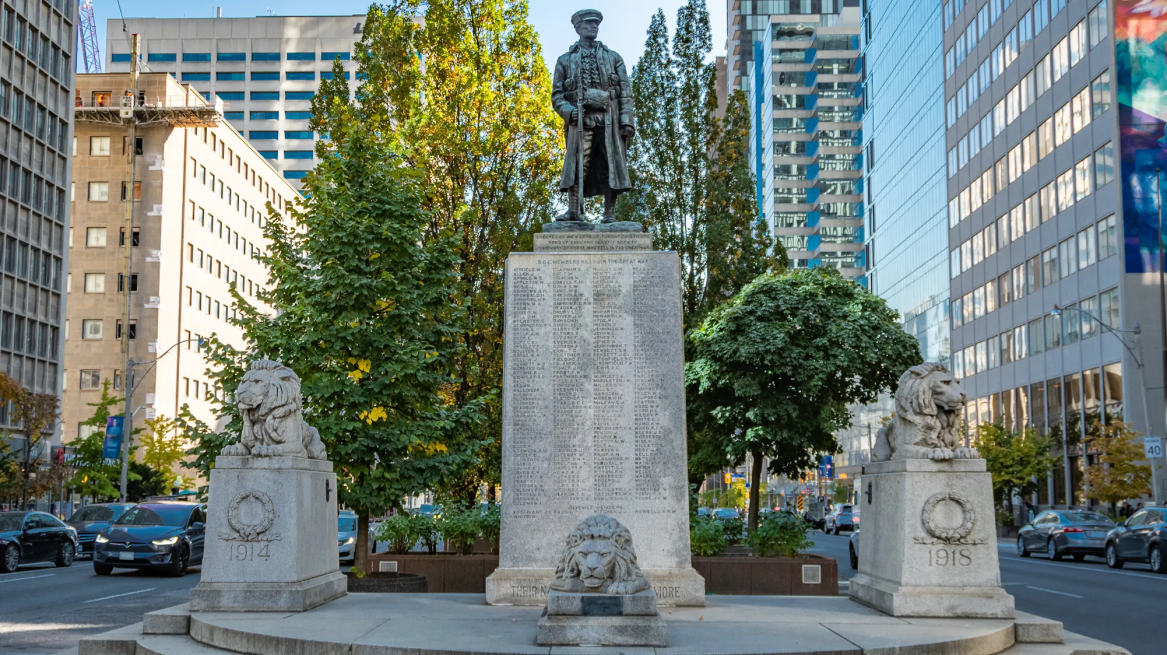Sons of England Monument, University Avenue, Toronto, Photo credit: Paul Vaculik