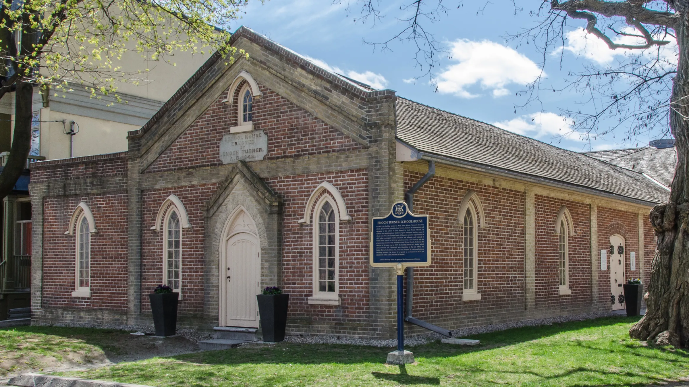 street view of schoolhouse