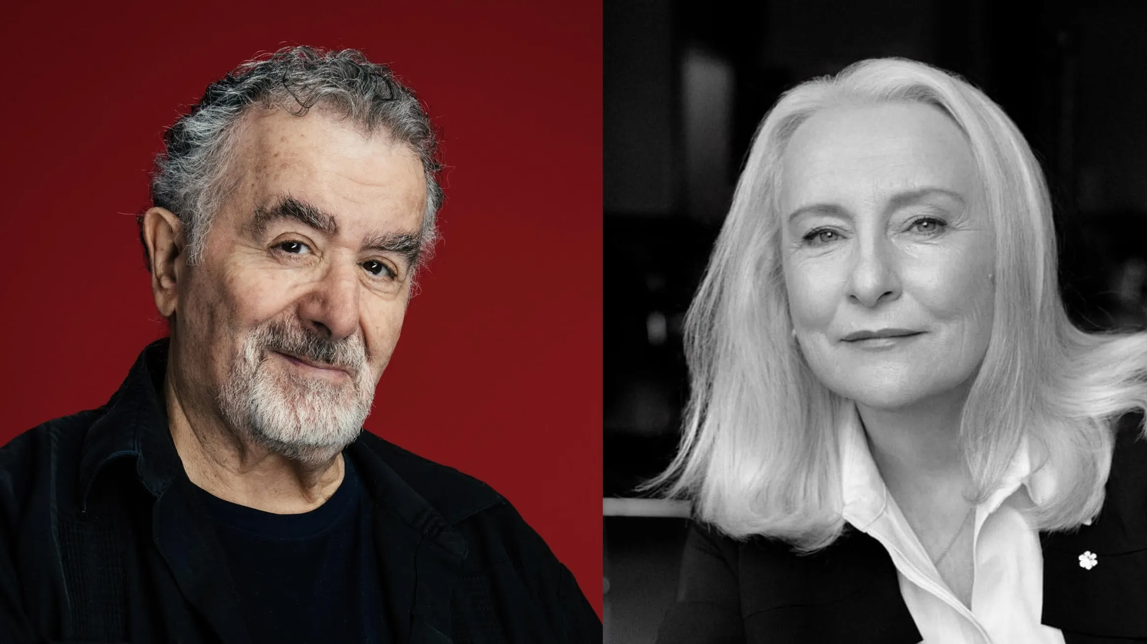 Image side by side of Saul Rubinek and Seana McKenna